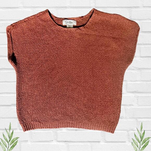 Jessica Simpson Orange Women's Knit Pullover Vest Size XS‎ - Picture 1 of 11
